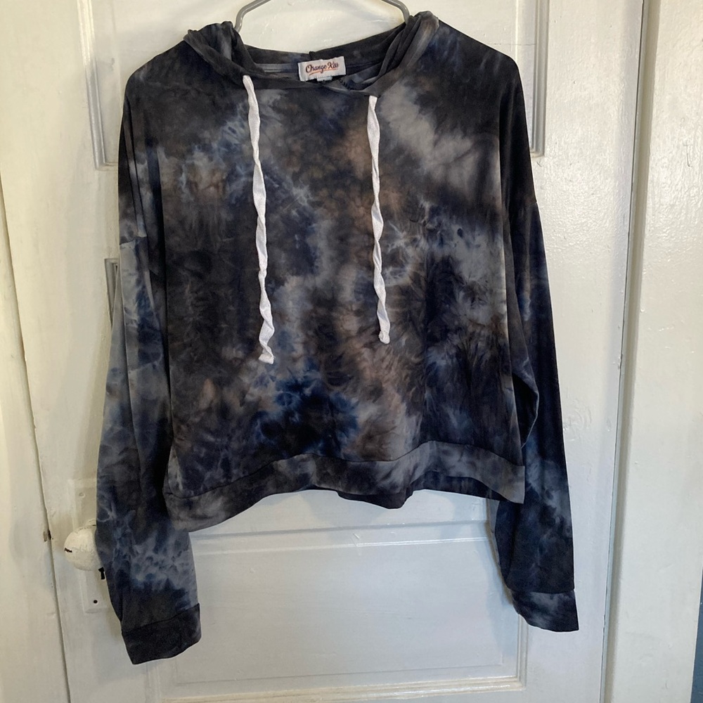 Orange Kiss Tie Dye Crop top